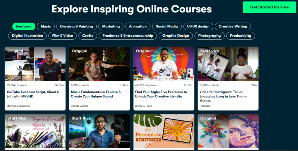 Diverse Courses